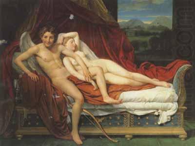 Jacques-Louis David Cupid and psyche (mk02) china oil painting image